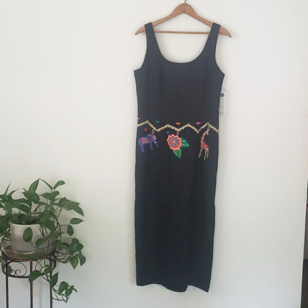 Vintage NWT Deborah Laws Maxi Dress